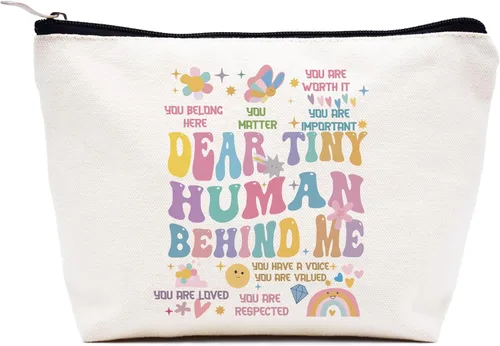 Miniatura 15 de LIBIHUA Obtener regalo de boda - Bolsa de maquillaje bolsa de cosméticos bolsa de viaje, Beige, 10-En Mi Madre del Pájaro