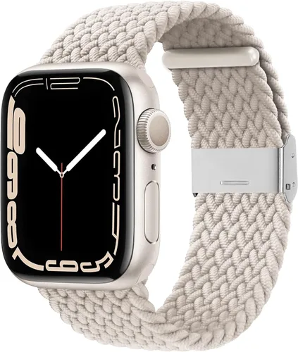 Miniatura 13 de Bandiction - Correas compatibles con Apple Watch de 44mm 40mm 38mm 42mm 41mm 45mm 46mm 49mm, bandas iWatch para mujeres y hombres, correa elástica