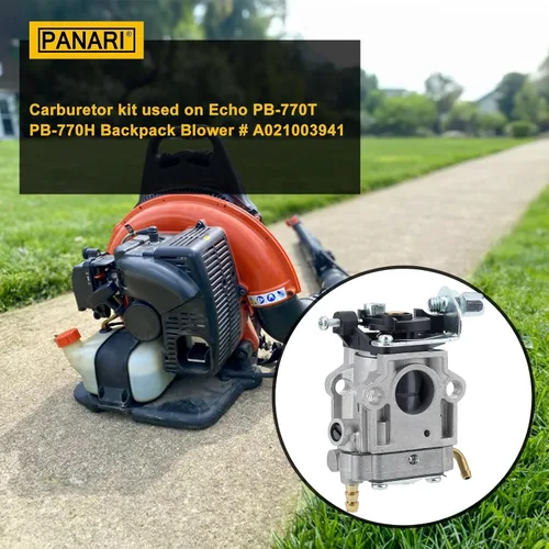 Miniatura 5 de Panari PB-770 Carburador para Echo PB-770T PB-770H PB770 PB770T PB770H Soplador de mochila Reemplazo Echo A021003942 A021003941 Wal-bro WYK-406