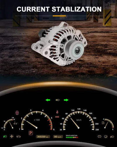 Miniatura 6 de ROADFAR Alternador de 100 amperios para Hyundai para Sonata 2.4L 2010 2011 2012 2013, para Kia para Optima 2.4L 2011-2013, 37300-2G400, polea de 100