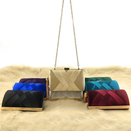 Miniatura 5 de JIAJIA 3294 - Bolsos de mano para mujer con borlas para boda noche