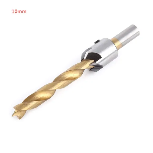 Miniatura 9 de Yosoo Health Gear Juego de 11 brocas avellanadas de acero de alto carbono con diseño en espiral de 5 flautas para perforar, biselar, desbarbar