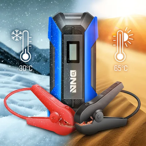 Miniatura 4 de DNA MOTORING 12V 1500A 15000 mAh Arrancador de batería portátil para auto, paquete de cargadores de batería, caja de puente, para hasta 7.0L de gas