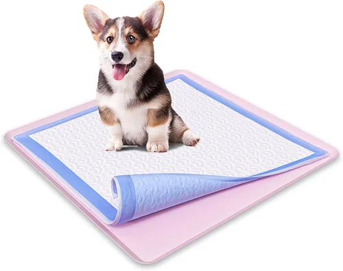 Miniatura 11 de TidyFriend - Bandeja para almohadillas de entrenamiento de 24 x 24 pulgadas, soporte de silicona para almohadillas de entrenamiento para cachorros