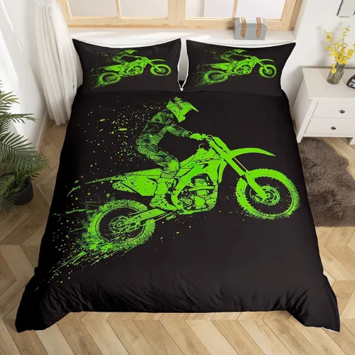 Miniatura 16 de Feelyou Juego de ropa de cama con patrón de sushi, funda de edredón de estilo japonés para niños, niñas, adolescentes, funda de edredón con temática