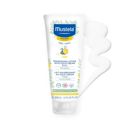 Miniatura 6 de Mustela Set de regalo para la hora del baño de piel seca para bebés, esenciales para el cuidado de la piel del bebé, con aguacate natural y crema