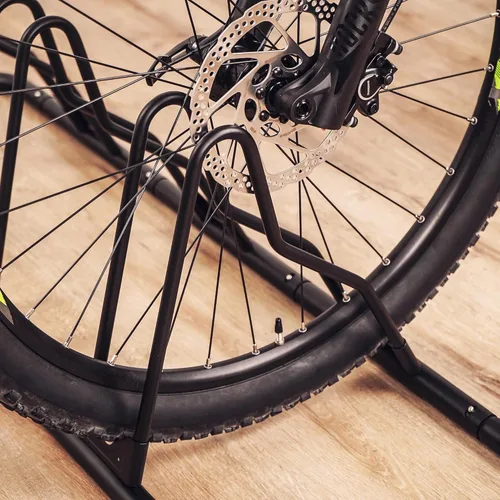 Miniatura 6 de Cyclingdeal Soporte de estacionamiento en el suelo para bicicletas - para bicicleta de montaña MTB y bicicleta de carretera - Almacenamiento