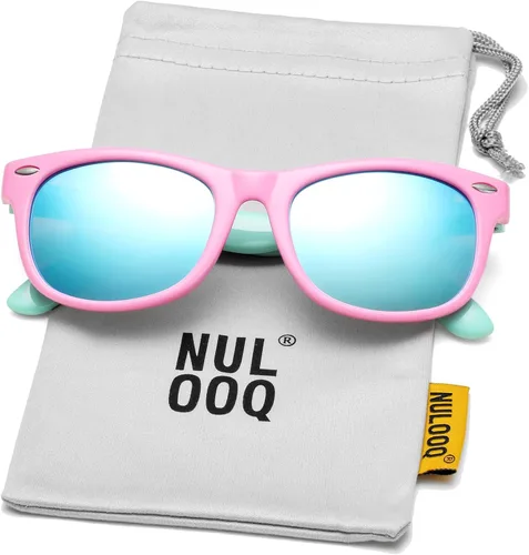 Miniatura 15 de Lentes de sol polarizados para niños y niñas, marco flexible irrompible TPEE con protección UV400 de 3 a 8 años