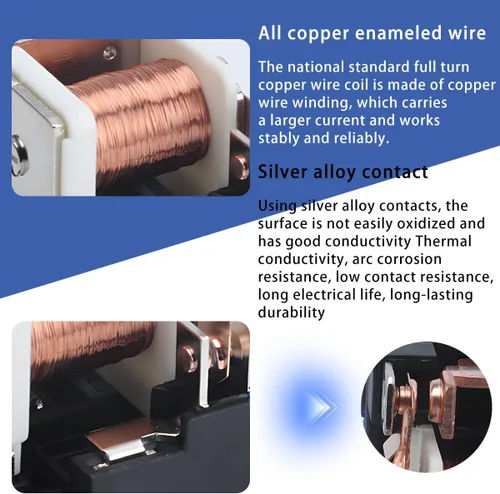 Miniatura 4 de Relé de Coche de 4 Pines 12V 30A, Relé de Arranque Impermeable Multiusos para Motor, Accesorios de Repuesto Eléctricos Automotrices Estándar