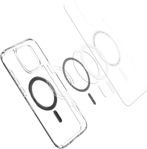 Miniatura 18 de Spigen Funda para iPhone 13 Mini, ultra híbrida MagFit [antiamarilleo] [compatible con Magsafe] - Transparente