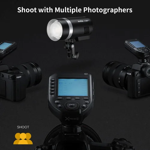 Miniatura 9 de Godox XProII XProII-S Disparador de flash inalámbrico para cámara Sony, transmisor de flash inalámbrico 2.4G HSS 1/8000S, conexión Bluetooth