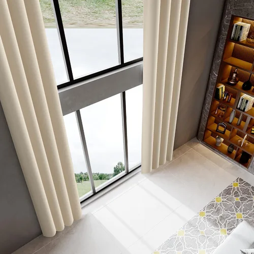 Miniatura 2 de Niyati Cortinas opacas extralargas – Cortinas de sala de estar de 2 pisos de alto – Cortinas altas para techos altos o cortinas largas de ventana