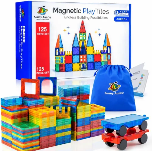 Miniatura 9 de Azulejos Magnéticos 180 PIEZAS (CONJUNTO XL), Azulejos Magnéticos para Niños, Juguete para Niños y Niñas de 3 4 5 6 7 8 Años, Conjunto