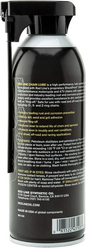 Miniatura 2 de Red Line Lubricante de cadena 43103 a prueba de golpes, 13 onzas