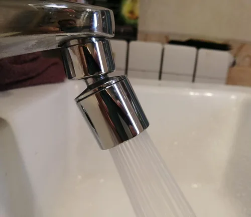 Miniatura 5 de Gire el aireador del grifo del fregadero, aireador de boquilla de grifo de baño de cocina, extensor de grifo, rociador giratorio de 360 grados