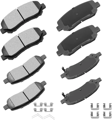 Miniatura 15 de cciyu - Juego de pastillas de freno de cerámica profesionales delanteras - Para Geo Prizm (1993-1997), Toyota Camry (1992-2001), Celica (1994-1997)