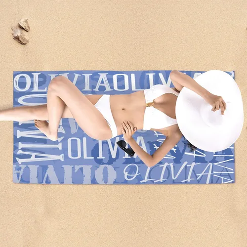 Miniatura 3 de Toalla de playa, toallas de playa personalizadas para niños, toallas de playa para adultos y niños, microfibra de secado rápido, sin arena