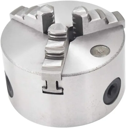 Miniatura 2 de WFLNHB K11-100 4 pulgadas 3 mandíbula auto centrado torno Chuck para fresadora de perforación CNC