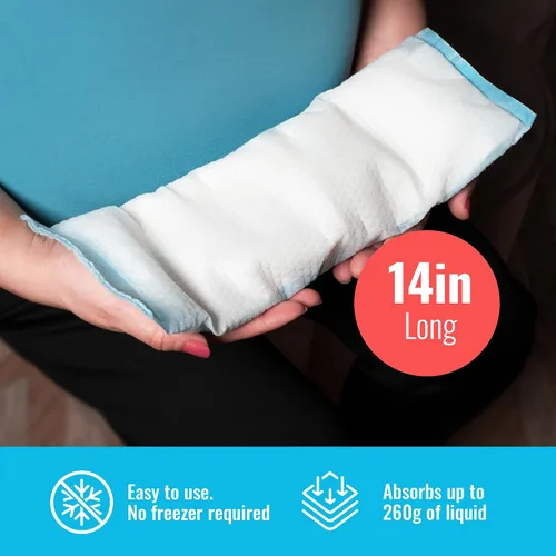 Miniatura 6 de ICEWRAPS Almohadillas frías posparto instantáneas para mujeres después del nacimiento: bolsas de hielo perineales para cuidado posparto, fáciles