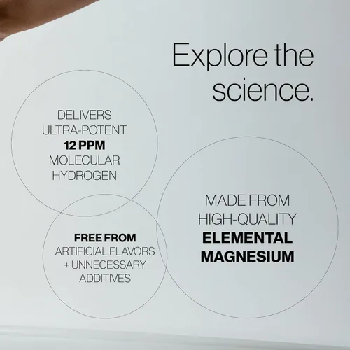 Miniatura 4 de Comprimidos de hidrógeno molecular H2TAB con magnesio - 12 PPM de tabletas de hidrógeno para agua potable - Ricas en antioxidantes, apoya la salud