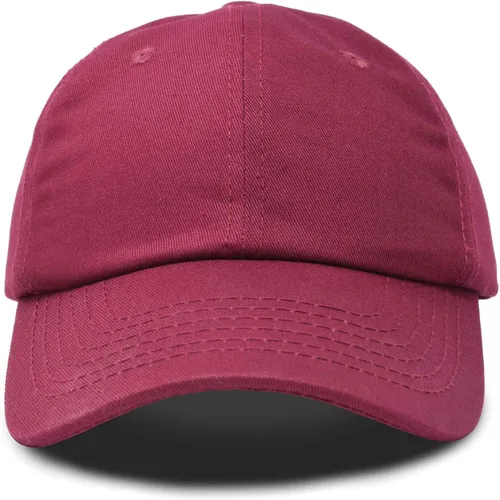 Miniatura 90 de DALIX Gorra de béisbol para papá, lisa, para hombre, mujer, algodón, ajustable, en blanco, sin estructurar, suave