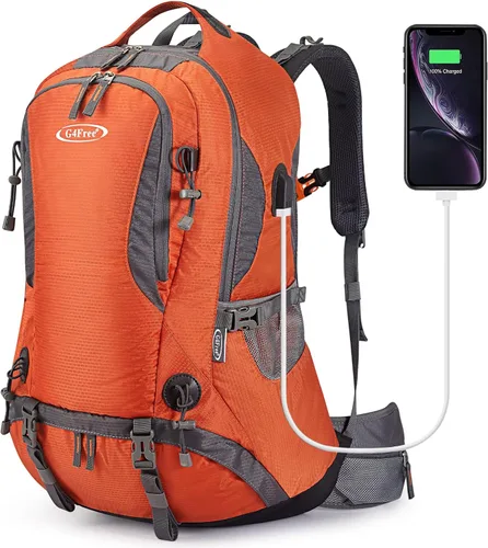 Miniatura 11 de Mochila G4Free de 11 gal para uso en exteriores, campamento, alpinismo, senderismo con funda para lluvia. Verde oscuro01
