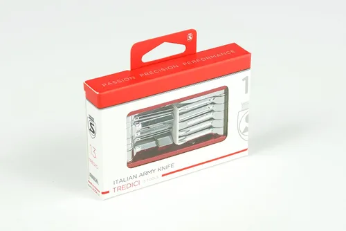 Miniatura 2 de SILCA TREDICI MultiTool 13 herramientas de enfoque minimalista multiherramientas de acero con acabado cromado endurecido barras laterales