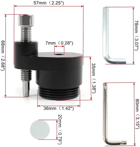 Miniatura 5 de RASTP Herramienta de extracción de correa X3, esparcidor de embrague CVT Drive para Can-Am Defender HD10 Pro Maverick 2006-21 compatible con Can-Am