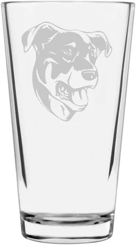 Miniatura 305 de Perro de Presa Canario - Vaso de pinta personalizado con temática de perro grabado multiusos, 16 onzas