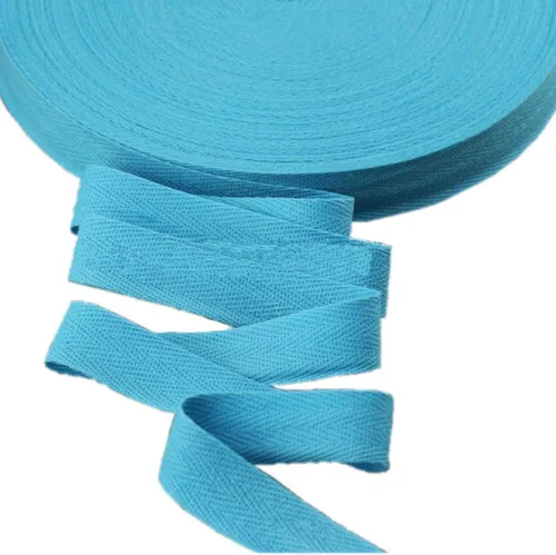 Miniatura 35 de Cinta de algodón de 50 yardas de ancho de 3/4 pulgadas de ancho, cinta de sarga de tela de espiga para encuadernación al sesgo, envoltura