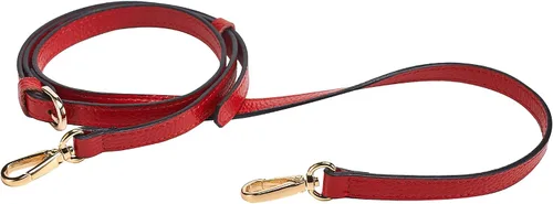 Miniatura 20 de LIVE UP Correa de Bolso de Cuero Genuino de Grano Completo Repuesto para Bolsos Cruzados y Carteras Plateado