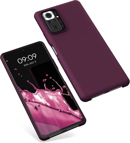 Miniatura 8 de kwmobile Funda compatible con Xiaomi Redmi Note 10 Pro - Funda de silicona TPU con acabado suave - Negro