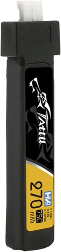 Miniatura 3 de Buddy RC Tattu 270mAh 1S 75C 3.8V Paquete de batería Lipo de alto voltaje con JST-PHR 2.0 Plug (5pcs)