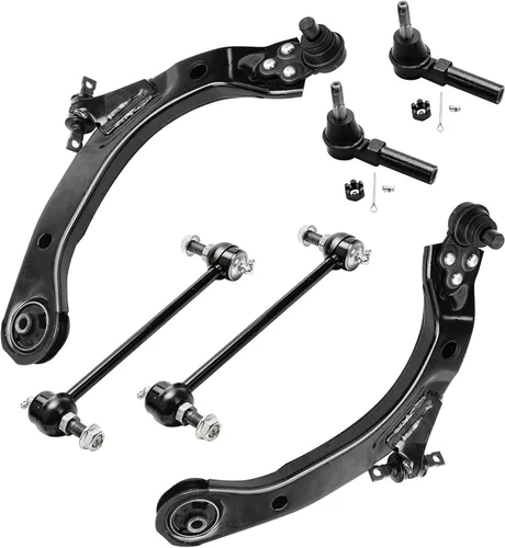 Miniatura 195 de Detroit Axle - Kit de extremo delantero para Chrysler 300 Dodge Charge Challenger 2011-2023, 2 brazos de control inferiores traseros 2 rótulas