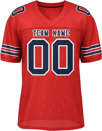 Camiseta de fútbol personalizada cosidoimpreso con nombre y número del equipo para hombres, mujeres y jóvenes