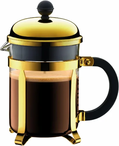 Miniatura 6 de Bodum 51oz Cafetera de prensa francesa Chambord, vidrio borosilicato resistente al calor, acero inoxidable pulido – Fabricado en Portugal Cromo