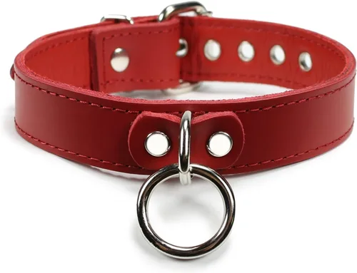 Miniatura 10 de VP Leather Martin I Collar – Stylish Adjustable Neck Collar for Men & Women - Top Grain Leather & Soft Lambskin, Fashionable Design w/Nickel Plated