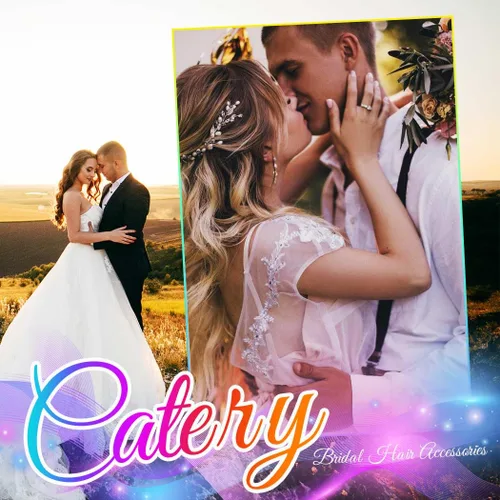 Miniatura 7 de Catery Diadema dorada con diamantes de imitación para novias y mujeres