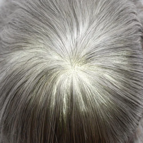 Miniatura 5 de Toupee para hombres Sistema de cabello humano real para hombres Encaje suizo completo para hombre Toupee Lace Hair Piece para hombres Sistema