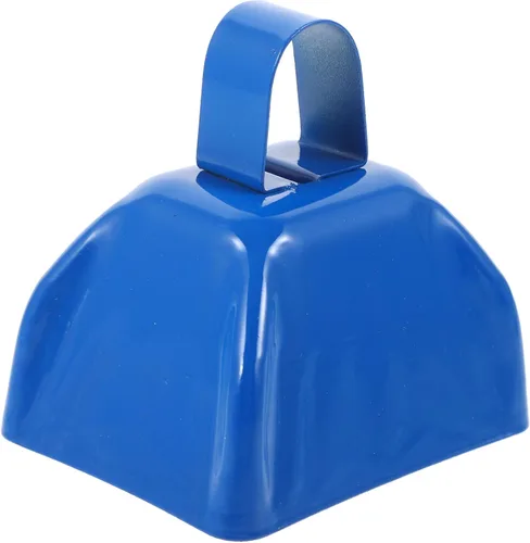 Campana colgante de campana de vaca de hierro vintage, campana colgante decorativa para manualidades de árbol de Navidad y hogar, sonido nítido y