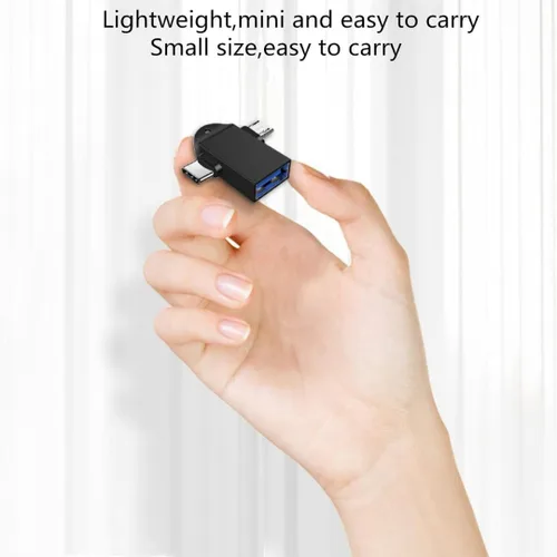 Miniatura 8 de Adaptador USB C OTG, Micro USB 2 en 1 y convertidor tipo C a USB 3.0 con transferencia de datos de 5 Gbps para teléfonos Android, tabletas