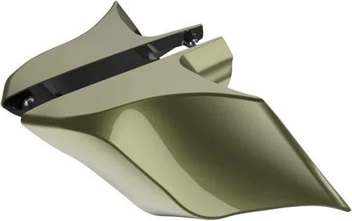 Miniatura 30 de Advanblack Barracuda - Cubiertas laterales estiradas plateadas (brillantes), paneles extendidos para Harley Touring Street Glide Road Glide Electra