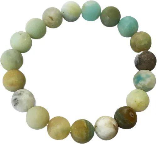 Miniatura 43 de Gem Avenue Handmade Round Bead Stretch Bracelet Unisex Natural Stone Beaded Jewelry for Men & Women, Elastic Wristband for Daily Wear