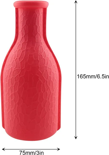 Miniatura 5 de RLECS 1 unid billar piscina Shaker Pool Billar Billar Mesa Kelly Pool Shaker Botella con 16 unidades de billar Número Dados Tally Peas Rojo