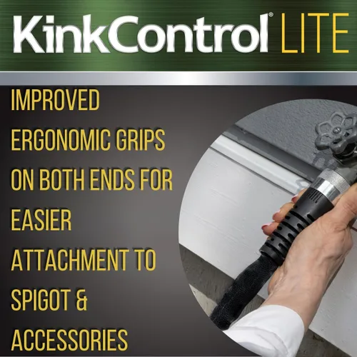 Miniatura 3 de Kink Control Lite, no se expande ni estalla, extremadamente ligera, manguera de jardín, manguera de agua con resistencia superior a los rayos UV