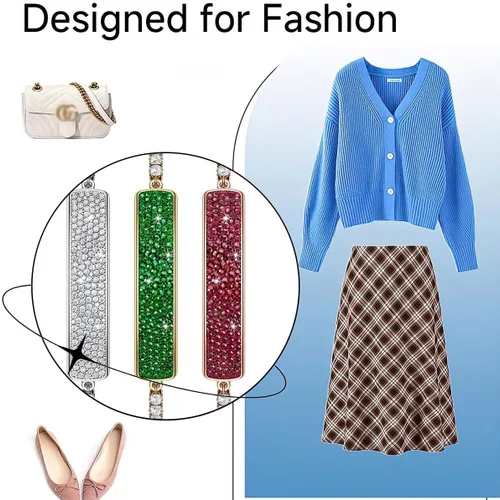 Miniatura 6 de Rastreador de actividad física elegante pulsera inteligente de diamantes para mujer pulsera de salud pulsera de frecuencia cardíaca monitor de Oro