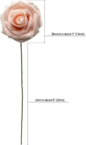 Miniatura 4 de Flores artificiales – Flores falsas para arreglos florales, centros de mesa, ramos de boda y decoración rústica para el hogar, flores sintéticas