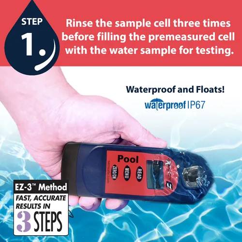 Miniatura 5 de ITS 486201 Pool Exact EZ Photometer - Kit de prueba de agua de piscina digital de entrada - 6 pruebas cada uno