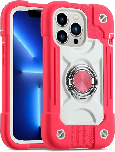 Miniatura 38 de MARKILL Funda compatible con iPhone Air de 6.5 pulgadas 2025 con soporte de anillo giratorio de 360 grados, protección contra caídas de grado