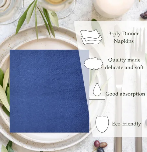 Miniatura 4 de Servilletas de cóctel de 3 capas, servilletas de cóctel, servilletas de postre, servilletas de papel desechables para bodas, fiestas de cumpleaños